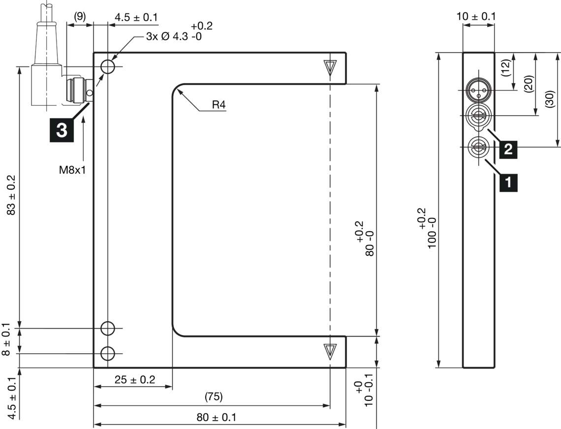  OGU 081 G3-T3/V4A Di-Soric 210887