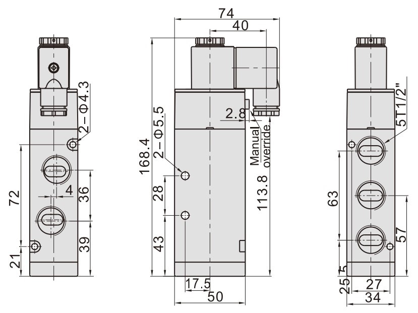  4V410-15-B Airtac 4V41015BG