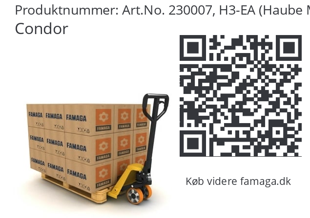   Condor Art.No. 230007, H3-EA (Haube MDR 3 + EA)