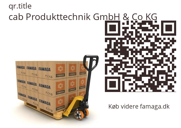   cab Produkttechnik GmbH & Co KG 5977004