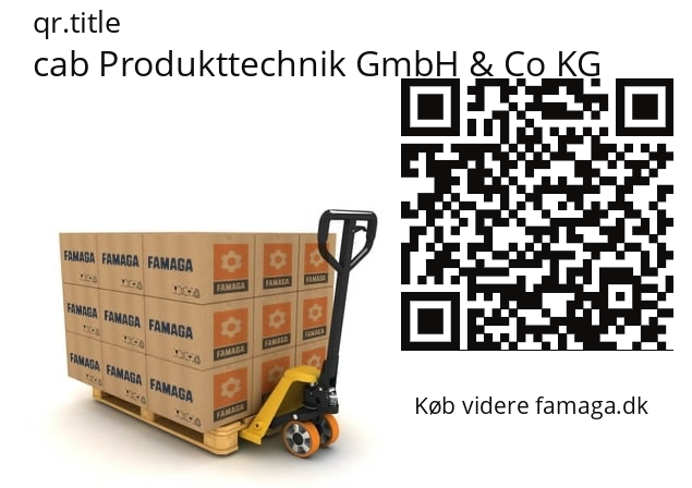   cab Produkttechnik GmbH & Co KG 5983588.800