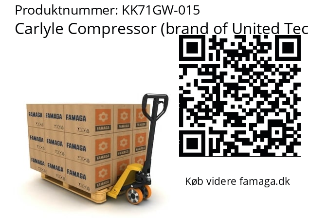   Carlyle Compressor (brand of United Technologies Corporation) KK71GW-015