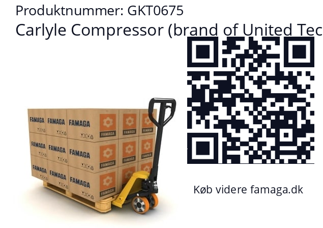   Carlyle Compressor (brand of United Technologies Corporation) GKT0675