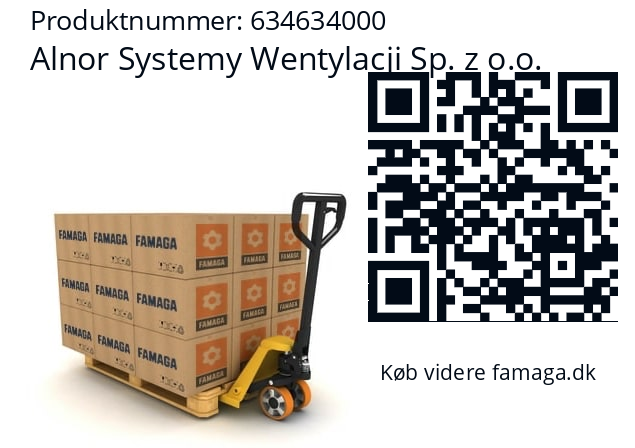   Alnor Systemy Wentylacji Sp. z o.o. 634634000