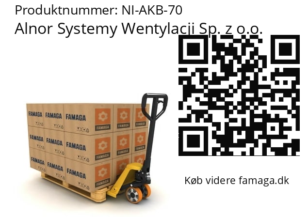   Alnor Systemy Wentylacji Sp. z o.o. NI-AKB-70