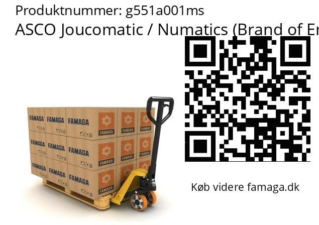   ASCO Joucomatic / Numatics (Brand of Emerson) g551a001ms