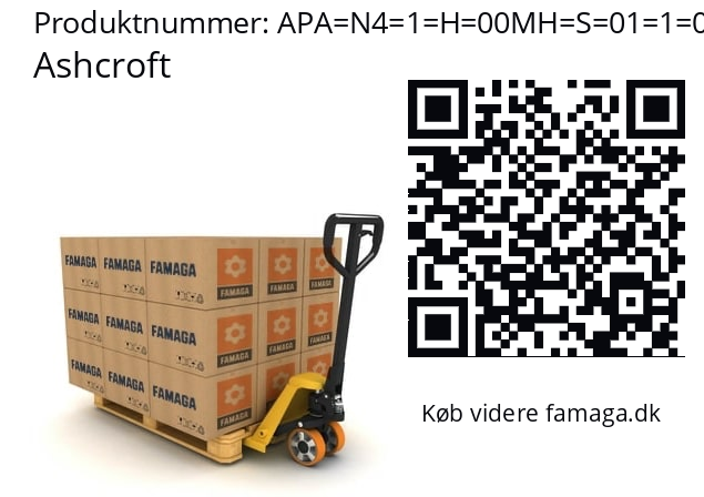   Ashcroft APA=N4=1=H=00MH=S=01=1=0/30#=NSR=X=6B