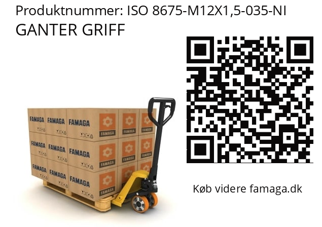   GANTER GRIFF ISO 8675-M12X1,5-035-NI