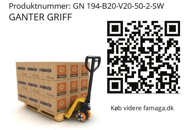   GANTER GRIFF GN 194-B20-V20-50-2-SW