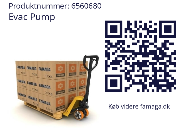   Evac Pump 6560680