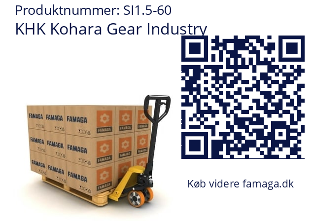   KHK Kohara Gear Industry SI1.5-60