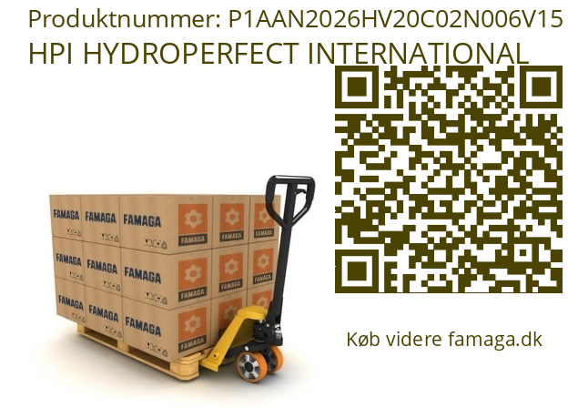   HPI HYDROPERFECT INTERNATIONAL P1AAN2026HV20C02N006V15