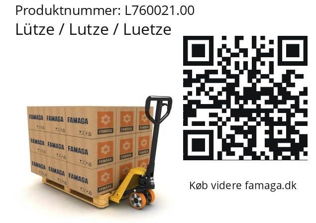   Lütze / Lutze / Luetze L760021.00