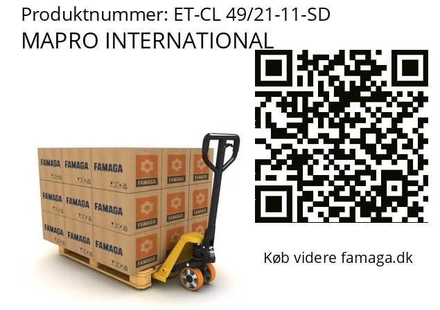   MAPRO INTERNATIONAL ET-CL 49/21-11-SD