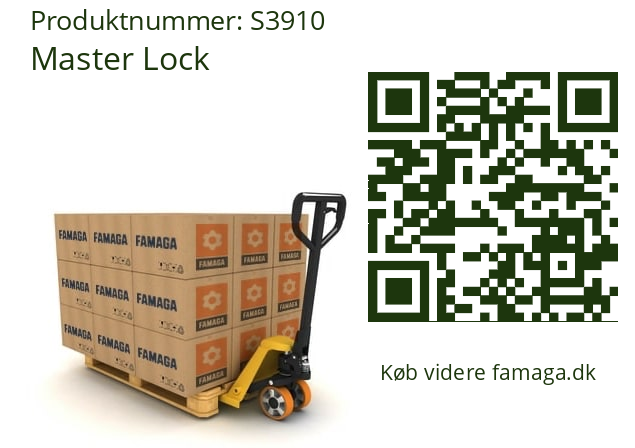   Master Lock S3910