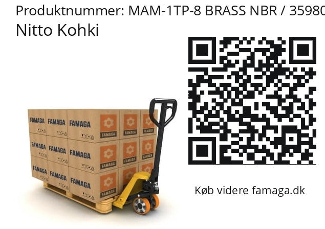   Nitto Kohki MAM-1TP-8 BRASS NBR / 359807149