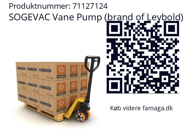   SOGEVAC Vane Pump (brand of Leybold) 71127124