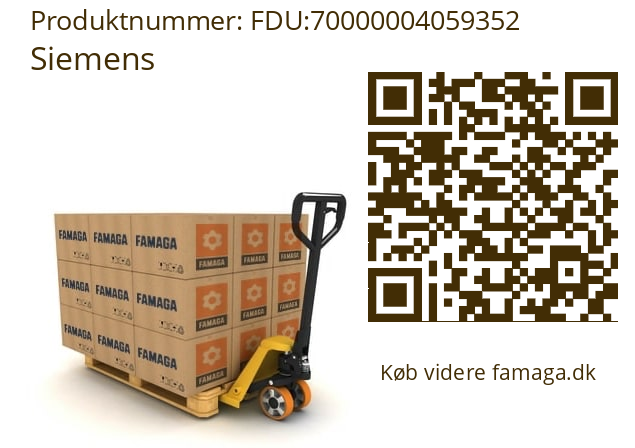   Siemens FDU:70000004059352