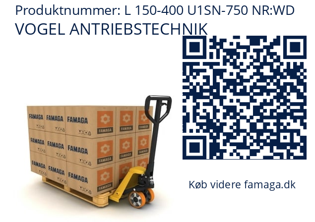   VOGEL ANTRIEBSTECHNIK L 150-400 U1SN-750 NR:WD